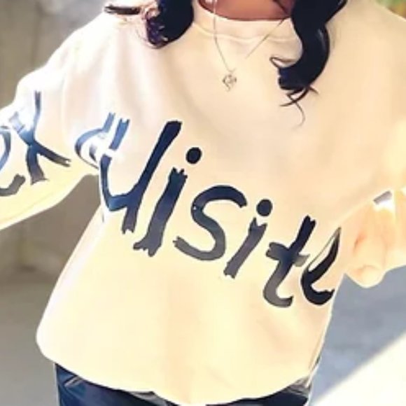 Exquisite Sweatshirt , Pullover Sweatshirt Brand New - Picture 2 of 4